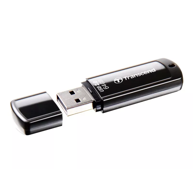 USB-mälupulk Transcend JetFlash 350 64GB, USB 2.0, must