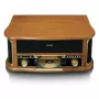 Rihmajamiga audio plaadimängija Lenco TCD-2551WD Wood — Bluetooth, CD, kassett, AM/FM, USB kodeerimine, 33/45/78 p/min