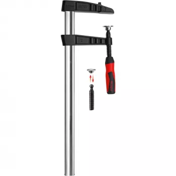 F-kujuline klamber Bessey TGK100-2K 100 cm Alumiinium Must Punane