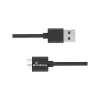 USB-A to Micro-B USB 3.0 laadimis- ja sünkroonimiskaabel MediaRange MRCS239 — 50 cm, 5 Gbps, 5 W, must