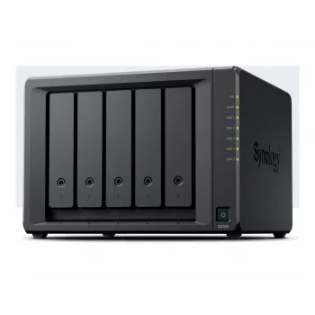 Kettamassiiv Synology DX525 lauaarvuti laiendusseade 5 pesa 3.5-tollistele HDD/SSD-le, SATA, kuumvahetus, must