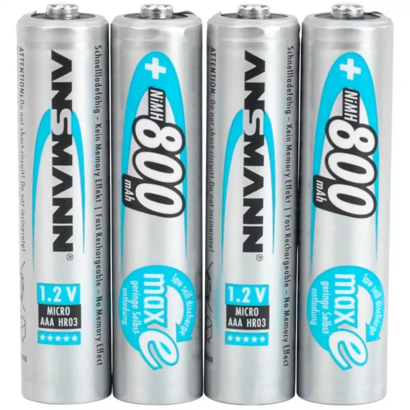 1x4 Ansmann maxE NiMH laetav aku Micro AAA 800 mAh 5035042
