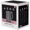 AENO Elektriline veekeetja EK4: 1850-2200W, 1,5L, Strix, topeltseinad, mittekuumenev korpus, automaatne väljalülitus, kuivkeevituskaitse
