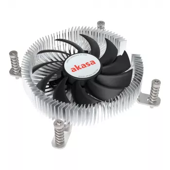 Hübriidjahuti Akasa Intel LGA1700 7,5 cm Alumiinium Must