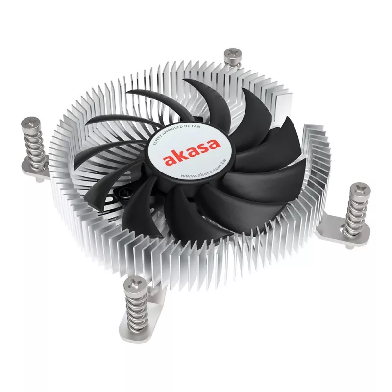 Hübriidjahuti Akasa Intel LGA1700 7,5 cm Alumiinium Must