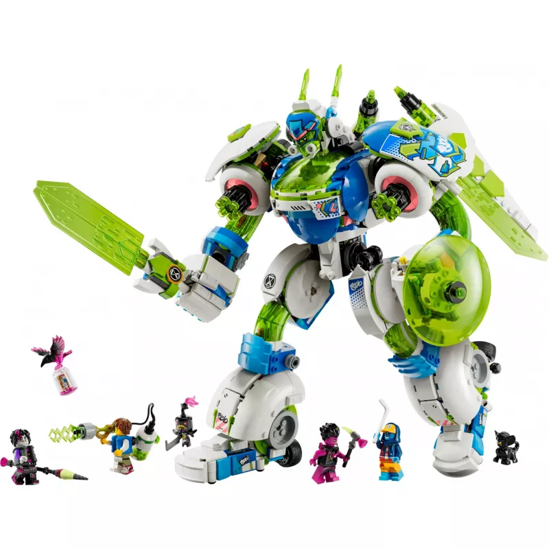 Ehitusmänguasi LEGO Mateo ja Z-Blobi rüütlimecha komplekt 71485 — minifiguur ja ehitatav mecha mängukomplekt