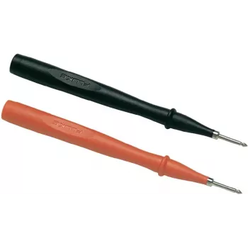 Fluke TP2 - Test Probe - Must - Punane - Roostevaba teras - CAT II - 1000 V - 10 A (3971283)