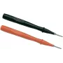 Fluke TP2 - Test Probe - Must - Punane - Roostevaba teras - CAT II - 1000 V - 10 A (3971283)
