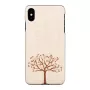 Telefoniümbris man and wood iPhone XS Max jaoks — õunapuupuit, must