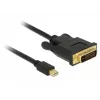 Videokaabli adapter DeLOCK 83988 Mini DisplayPort DVI-D-le 1m