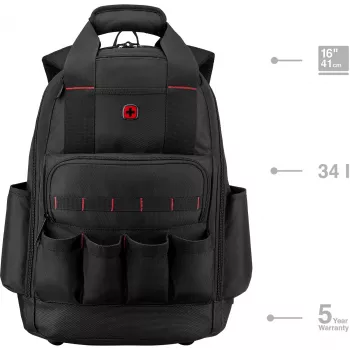 Sülearvuti seljakott Wenger 653723 kuni 40,6 cm (16-tollistele) sülearvutitele, kandekott