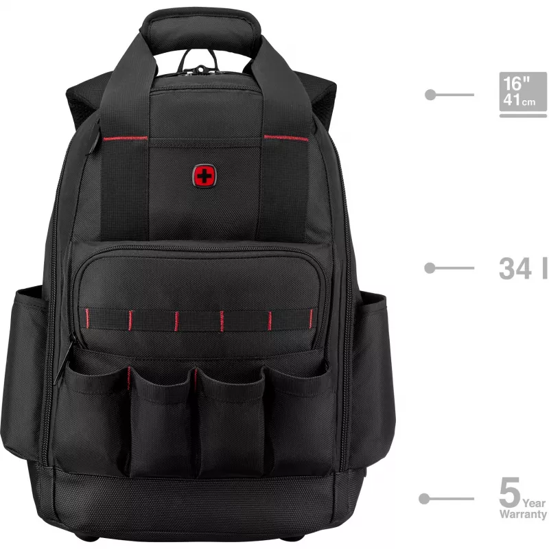 Sülearvuti seljakott Wenger 653723 kuni 40,6 cm (16-tollistele) sülearvutitele, kandekott