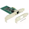DeLock PCI Express kaart > 1 x Gigabit LAN - võrguadapter - PCIe 2.1 madalprofiil - Gigabit Ethernet