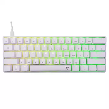 Mehaaniline klaviatuur White Shark Shinobi-2 Brown Switch US layout — kompaktne disain, pruunid lülitid