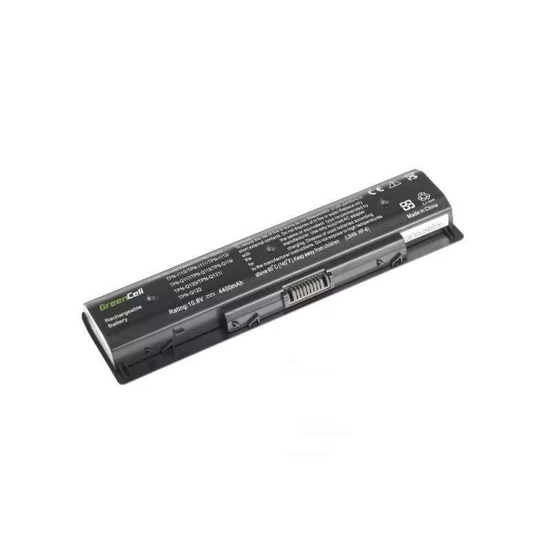 roheline Cell HP78 aku HP Pavilion / Envy sülearvutitele, 4400 mAh, 10,8 V, 6-elemendiline, liitium-ioon, must