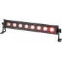 LED T-Bar EUROLITE 51914098 8 QCL IP reitinguga valgustilatt, 8 QCL LED-i, ilmastikukindel