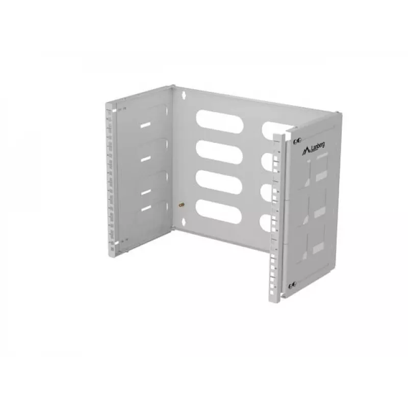 Seinale kinnitatav 19-tolline rack LANBERG 8U, sügavus 497×400/240 mm, hall