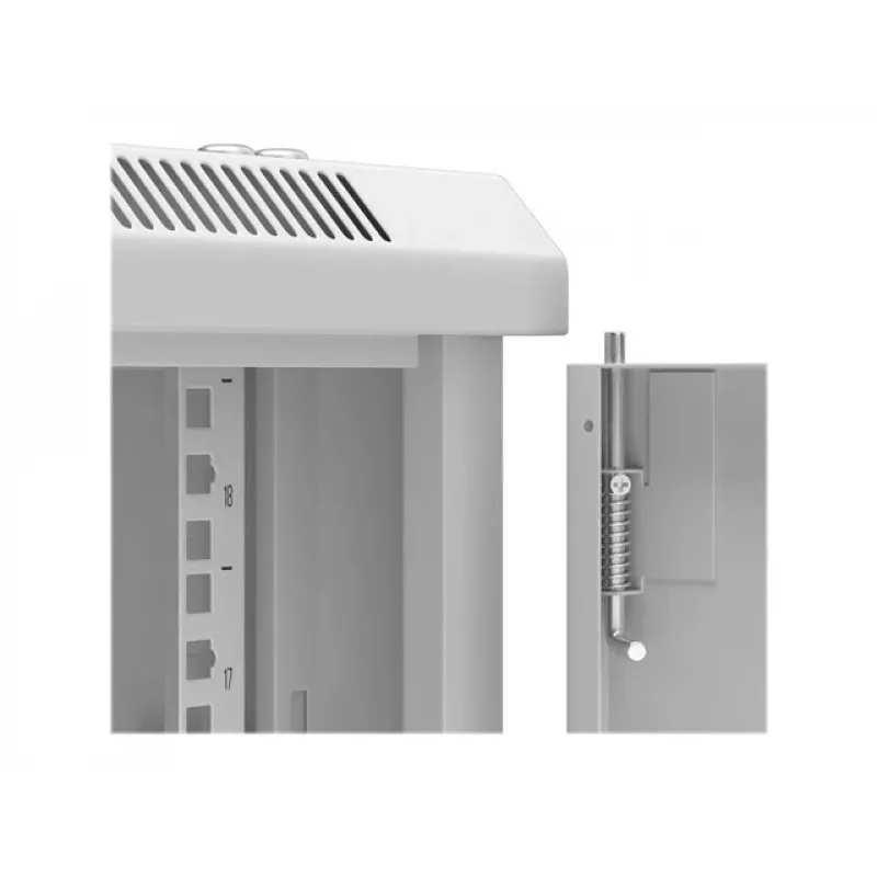 Seinale kinnitatav rack Netrack 019-180-645-021 Hall 18U