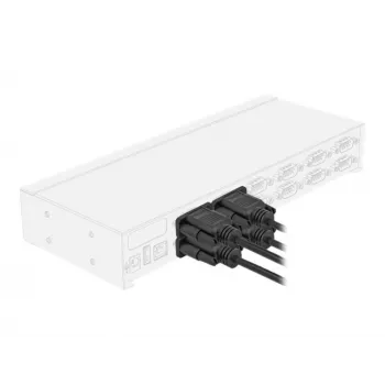 Jadakaabel DeLOCK 86605 Must 2m RS-232 Sub-D9