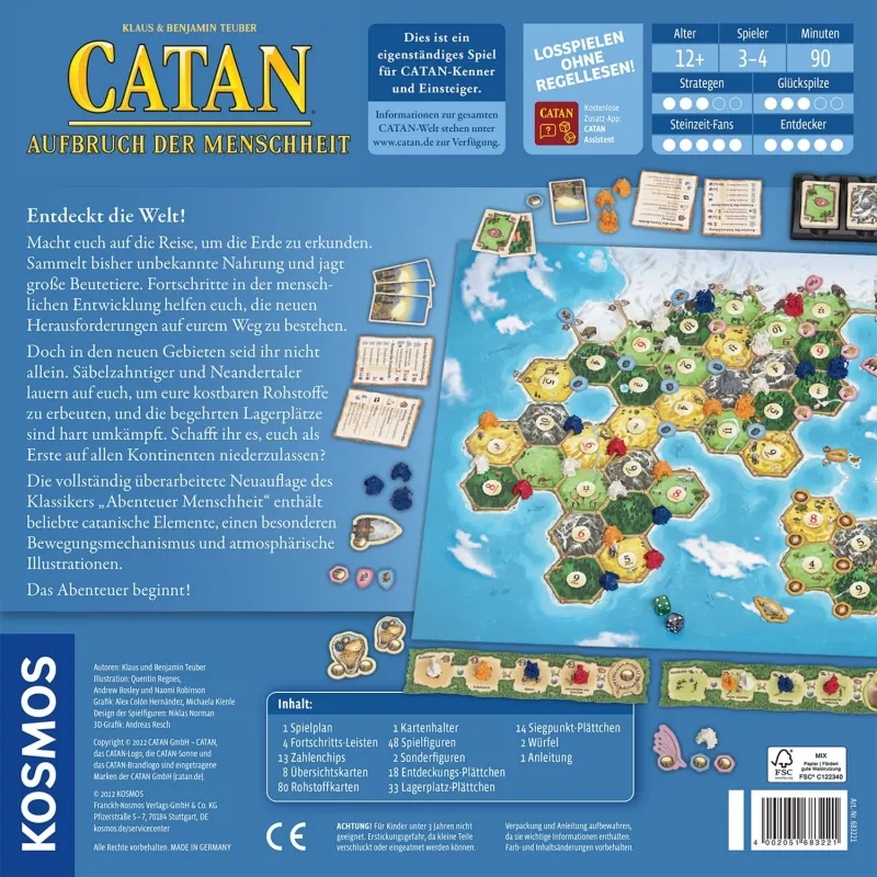 CATAN - Aufbruch der Menschheit, lauamäng