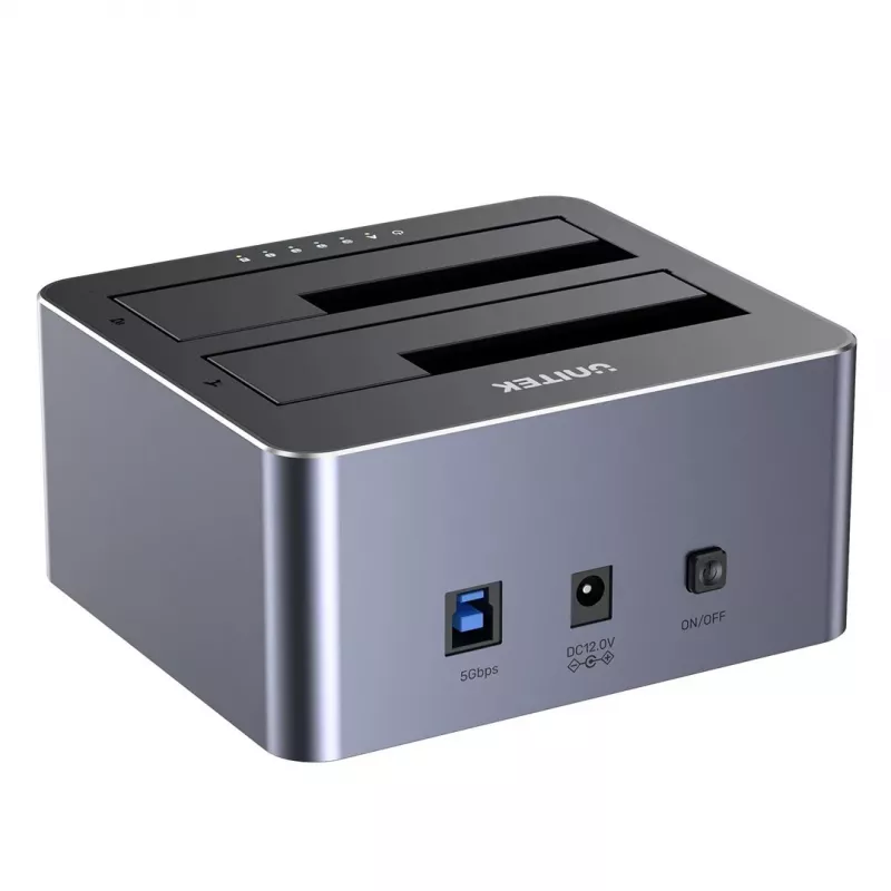 Unitek Kloonimisjaam 2X SATA 2,5/3,5 USB 5GB