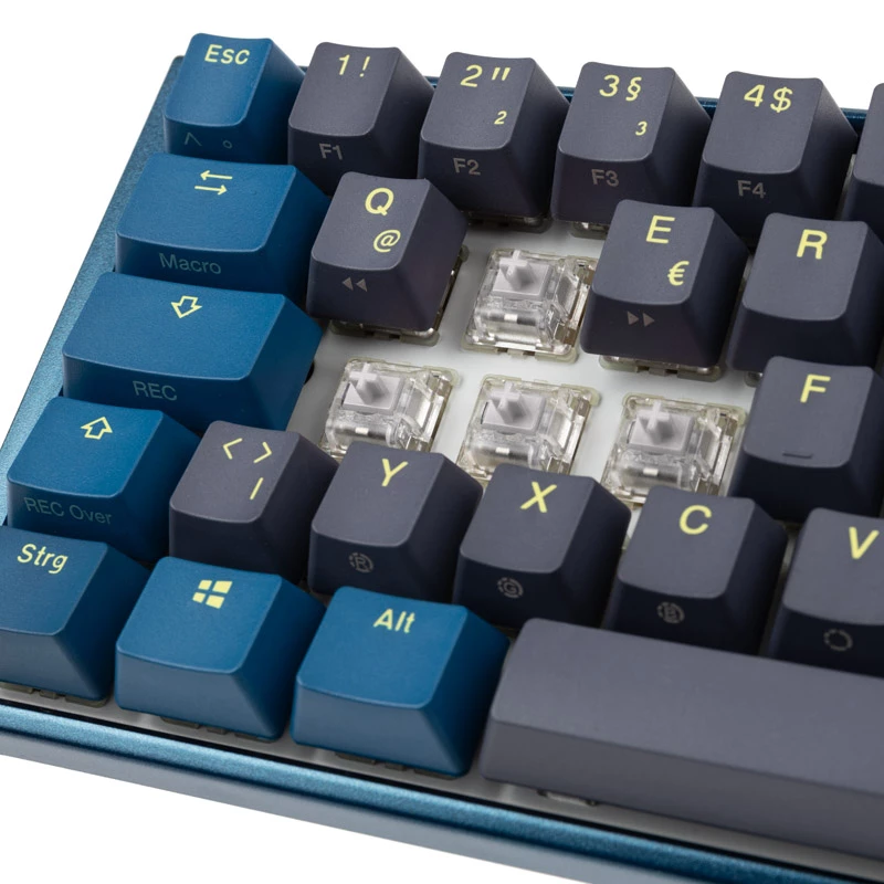 Ducky One 3 SF DayBreak klaviatuur mängimiseks USB mehaaniline RGB must sinine
