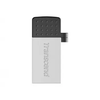 Transcend JetFlash Mobile 380 - USB-mälupulk - 16 GB - USB2.0 - hõbedane (TS16GJF380S)