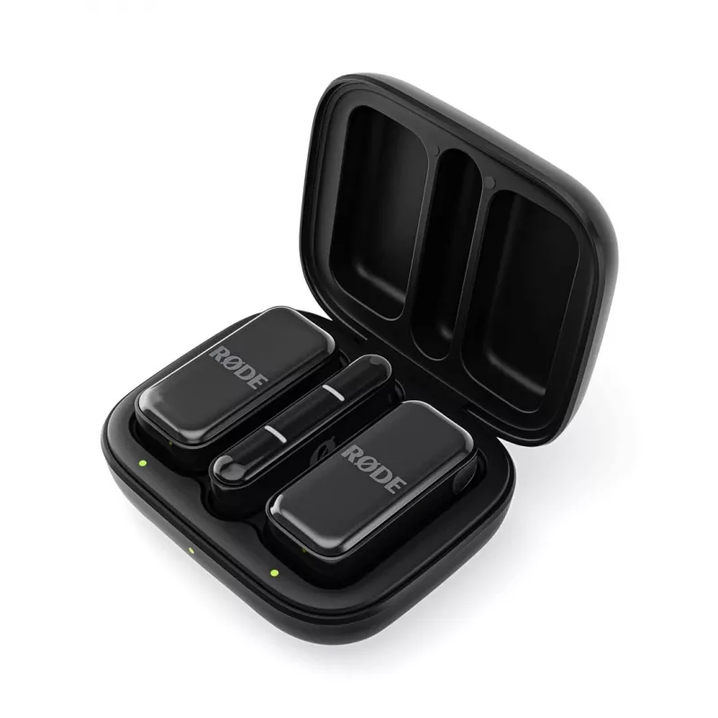 Juhtmevaba mikrofonsüsteem Rode Wireless Micro Lightning — mitmesuunaline, 48 kHz, 24-bitine, 100 m ulatus, 7 h aku