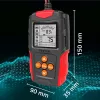 Qoltec 52484 LCD digitaalne akutester | 12V | 24V | 3Ah-200Ah