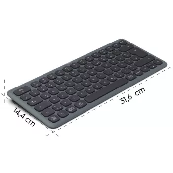 WK-500 mitme seadmega klaviatuur must-hall
