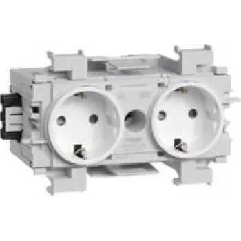 HAGER GS20019016 2-kohaline pistikupesa Wago Steck/Klemmtechnik (GS20019016)