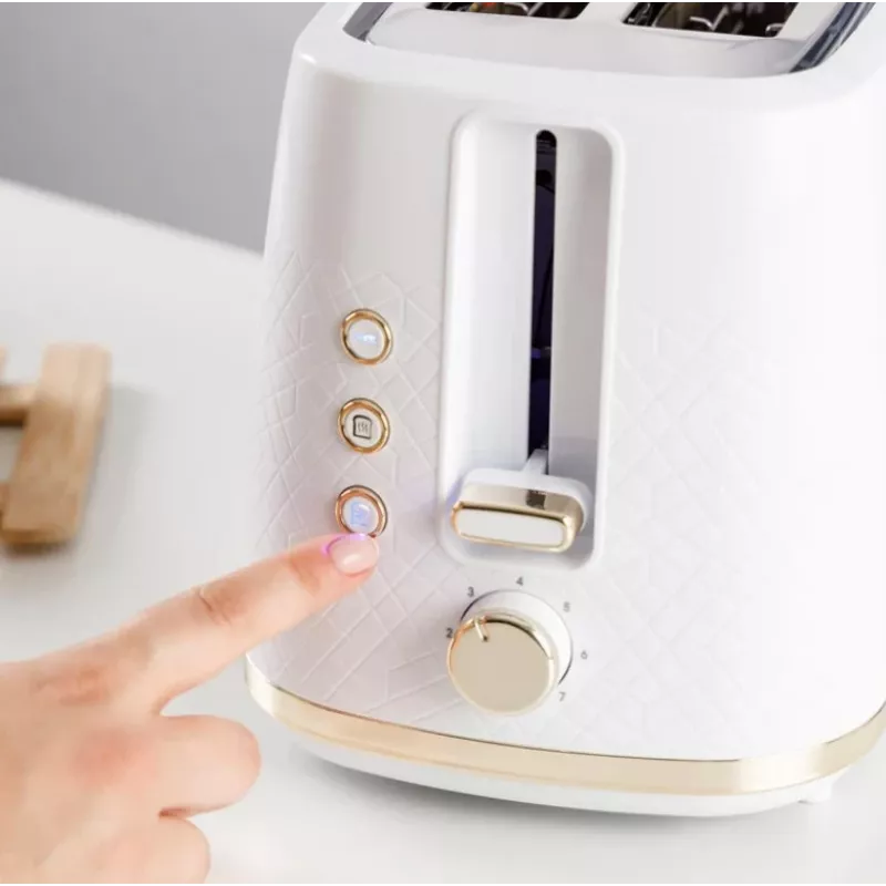 Röster Taurus TO800P 2 viilu 800 W valge nupu- ja pöördnupu juhtimisega