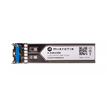 Võrgutransiiveri moodul MikroTik S-31DLC20D SFP 1310 nm 1250 Mbit/s 20 km LC