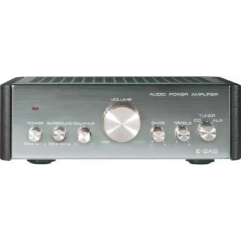 Võimendi Renkforce E-SA9 2 x 12 W integreeritud stereovõimendi, kompaktne kodune heliseade