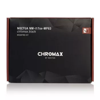 Paigalduskomplekt Noctua NM-I17XX-MP83 chromax.Must LGA1700-ühilduvatele Noctua jahutitele