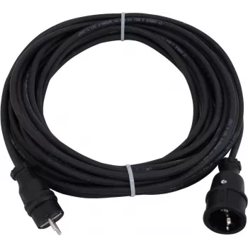 Pikenduskaabel PSSO 30245708 3x1,5 mm² 15 m Must