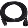 Pikenduskaabel PSSO 30245708 3x1,5 mm² 15 m Must