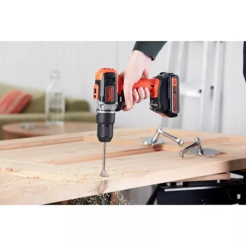 BLACK & DECKER | Juhtmeta puur/keeraja 2,0 Ah/4,0 Ah akuga | BCD003MEM2K-QW | 18 V | 2,0/4,0 Ah | Liitium