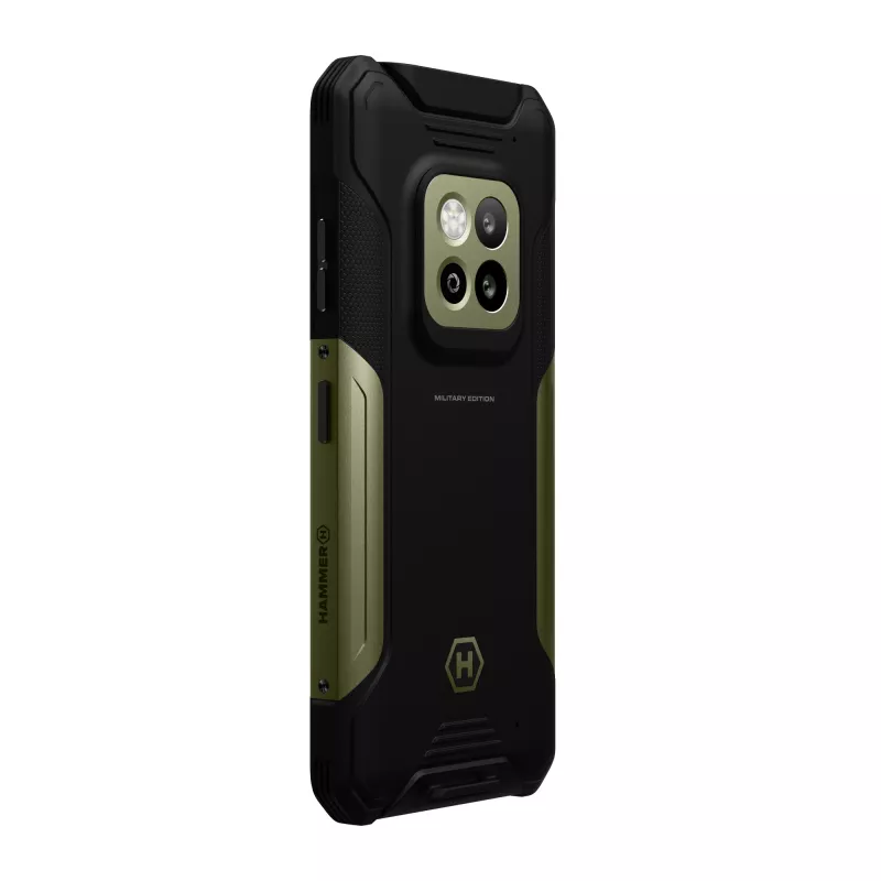 Töökindel nutitelefon MYPHONE Hammer Construction 2 5G Military Edition kahe SIM-kaardiga, veekindel
