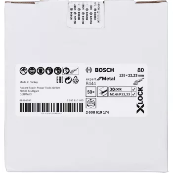 Bosch 2 608 619 174 pöörleva tööriista lihvimis-/lihvimistarvik Terasest lihvketas