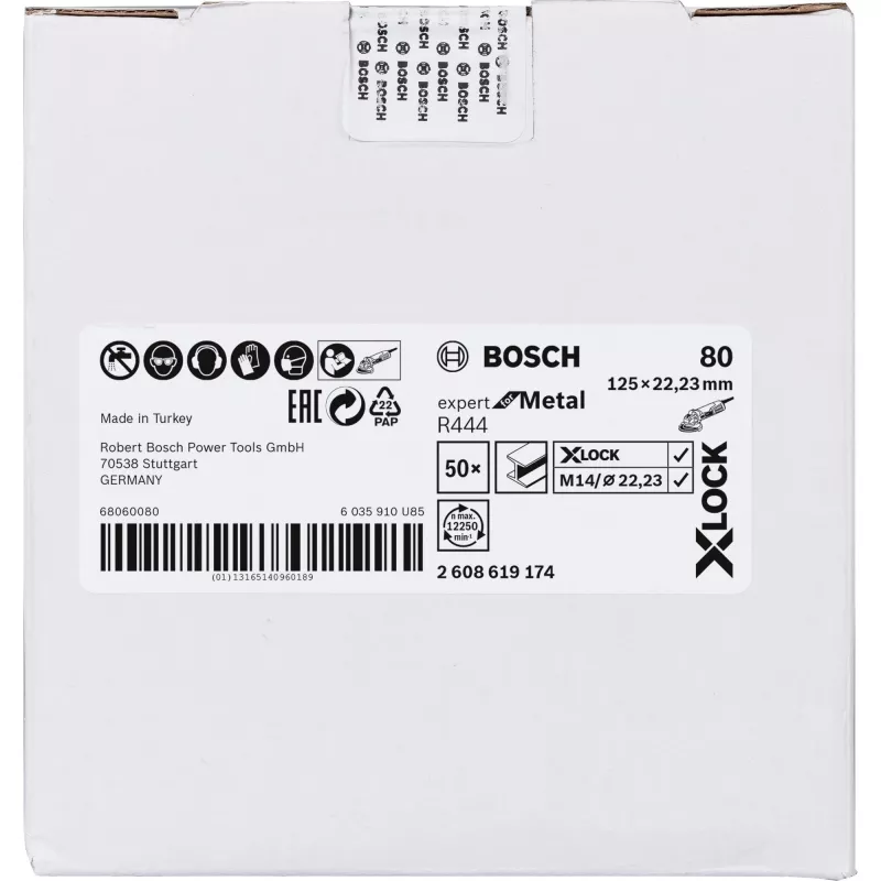 Bosch 2 608 619 174 pöörleva tööriista lihvimis-/lihvimistarvik Terasest lihvketas