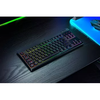 Razer MustWidow V4 Low-Profile Tenkeyless HyperSpeed klaviatuur Gaming USB RF Wireless Bluetooth QWERTY US International must