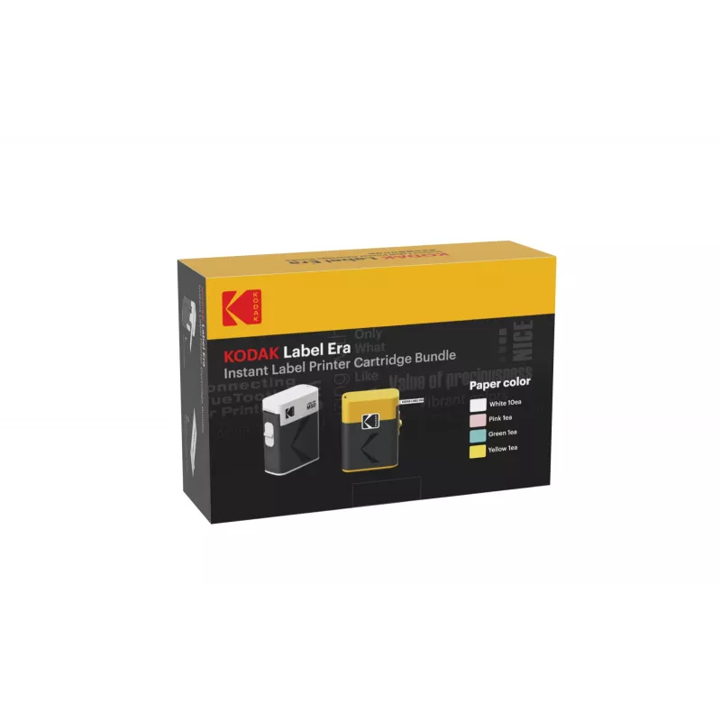 Sildiprinteri kassetikomplekt Kodak M50 Label Era, kollane täitekassett M50Y 13 sildirulliga