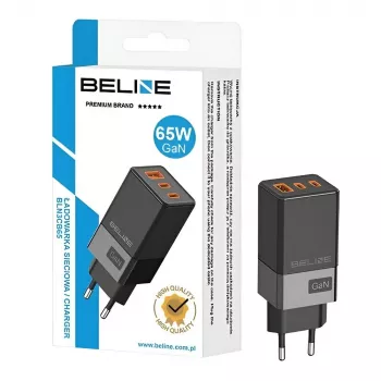 Laadija Beline BELI02750 65W GaN, 2×USB-C ja 1×USB-A