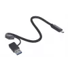 M.2 SSD korpus Unitek uDrive Hall — M.2 (2230/2242/2260/2280), NVMe/SATA III, USB-C 10 Gbit/s, alumiinium