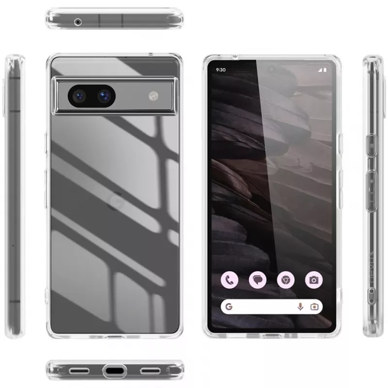 StyleShell SHOCKFLEX, läbipaistev telefoniümbris, Google Pixel 8A