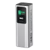 Kaasaskantav aku Green Cell PBGC25UD, 25200 mAh, Li‑Ion, 140 W koguvõimsus, 2× USB‑C + 1× USB‑A, OLED-ekraan, alumiiniumkorp