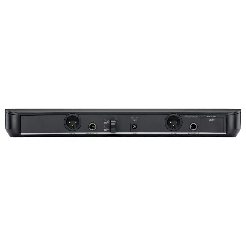 Shure BLX288E/SM58-H8E - juhtmevaba süsteem vastuvõtja ja kahe SM58 mikrofoniga