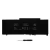 Aku roheline Cell DE102V3 DELL Latitude E5250 E5450 E5550 jaoks, 7,6 V 6200 mAh LiPo, must