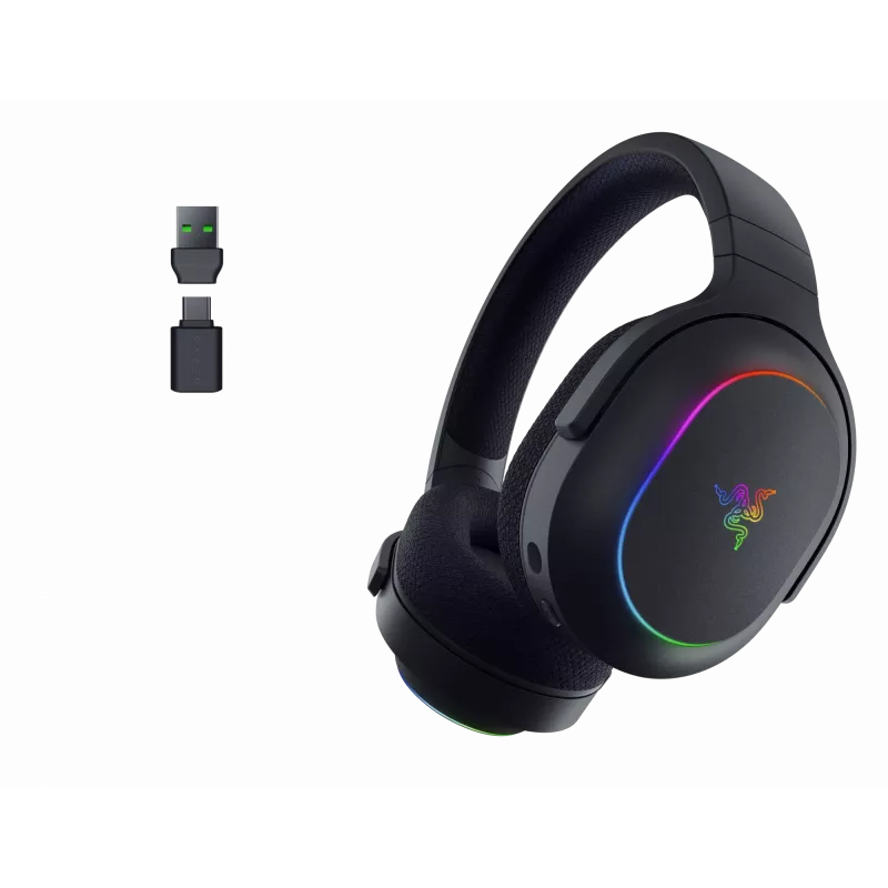 Razer Barracuda X Chroma juhtmevaba üle kõrvade mängukõrvaklapid, must